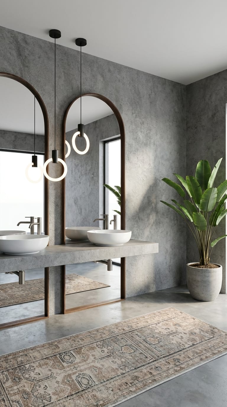 Mid-century bathroom