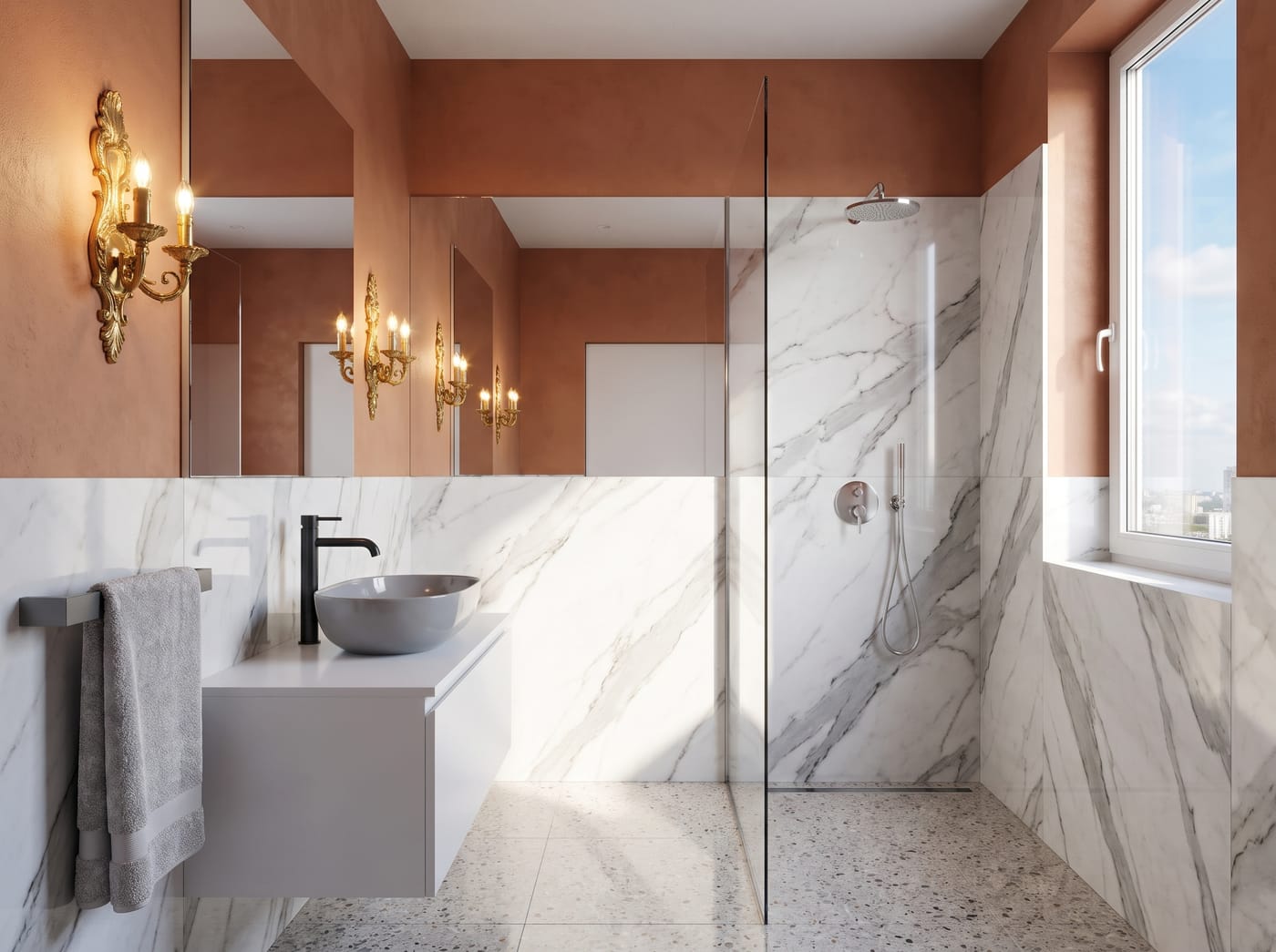Traditional bathroom