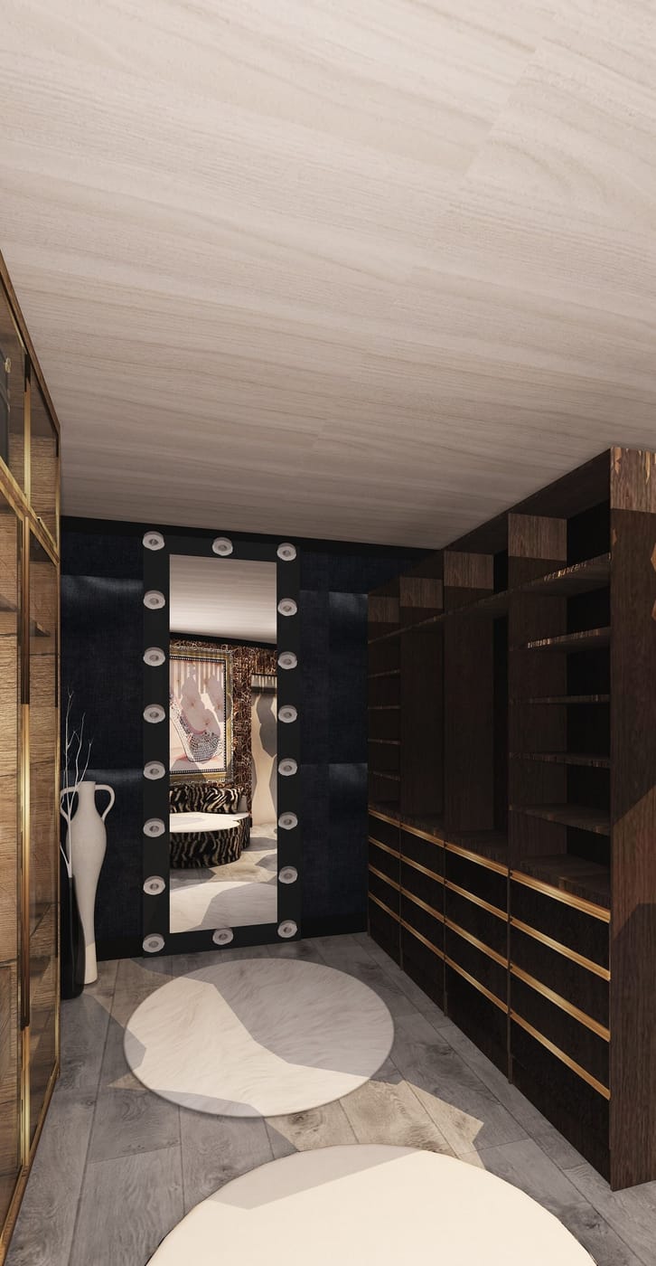 Mid-century closet