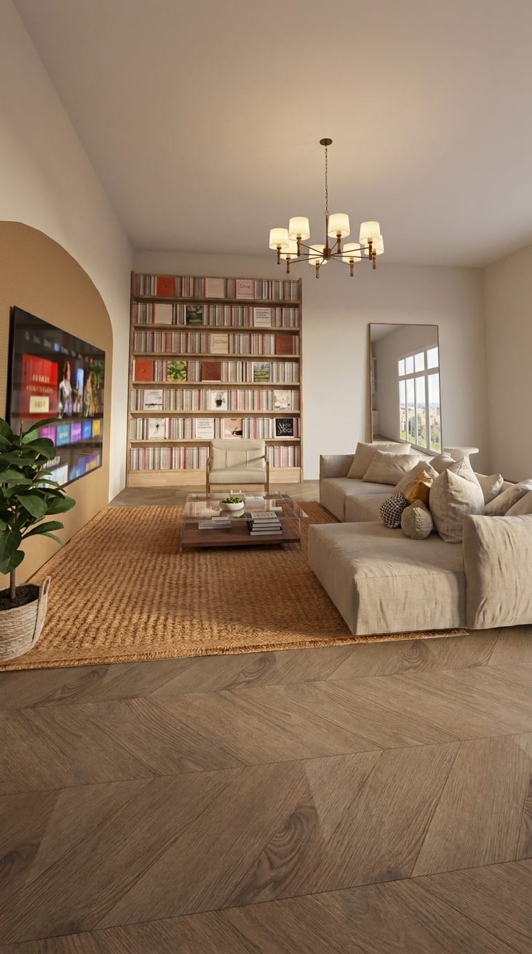 Mid-century living room