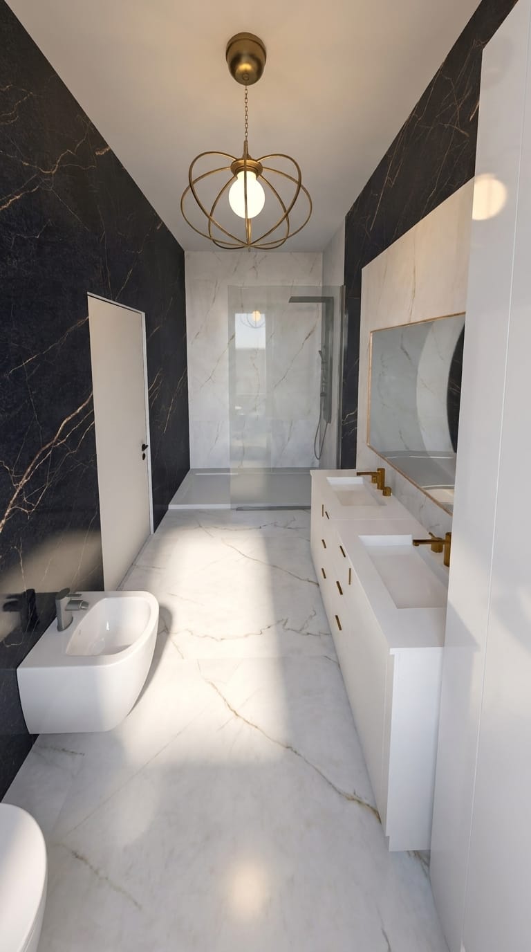 Mid-century bathroom