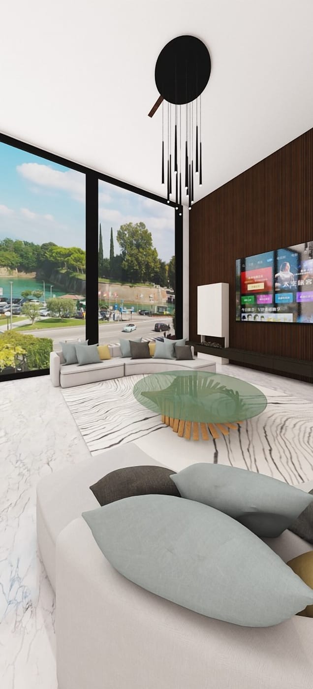 Mid-century living room
