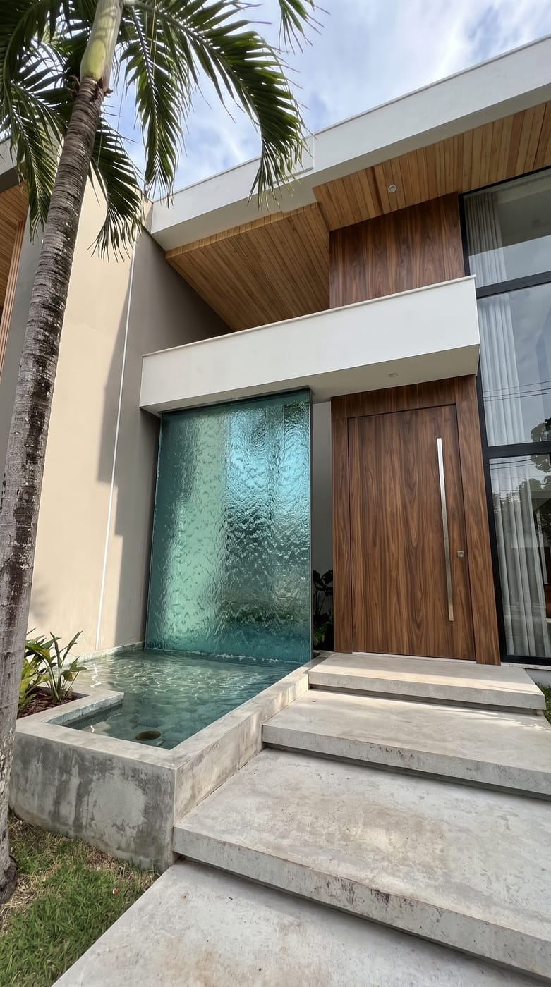 Contemporary outdoor space