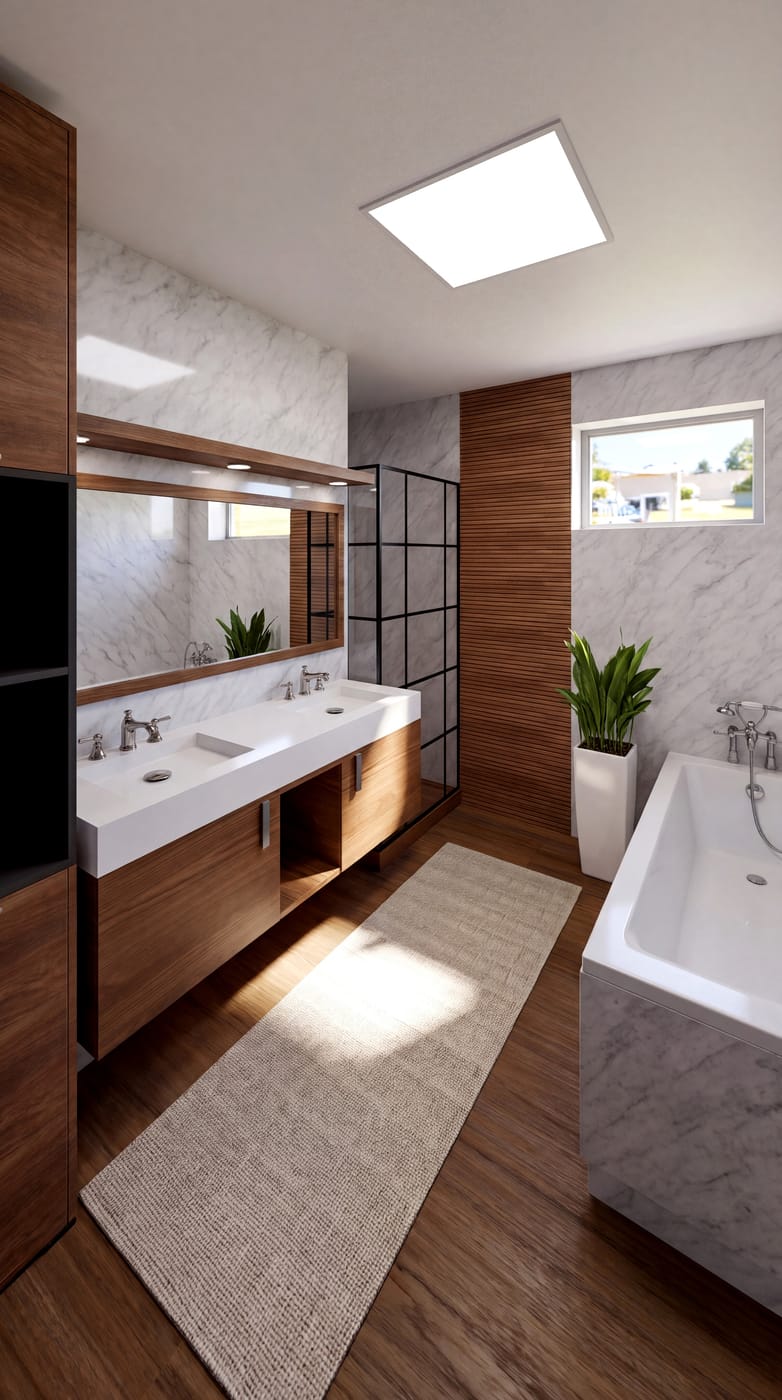 Contemporary bathroom