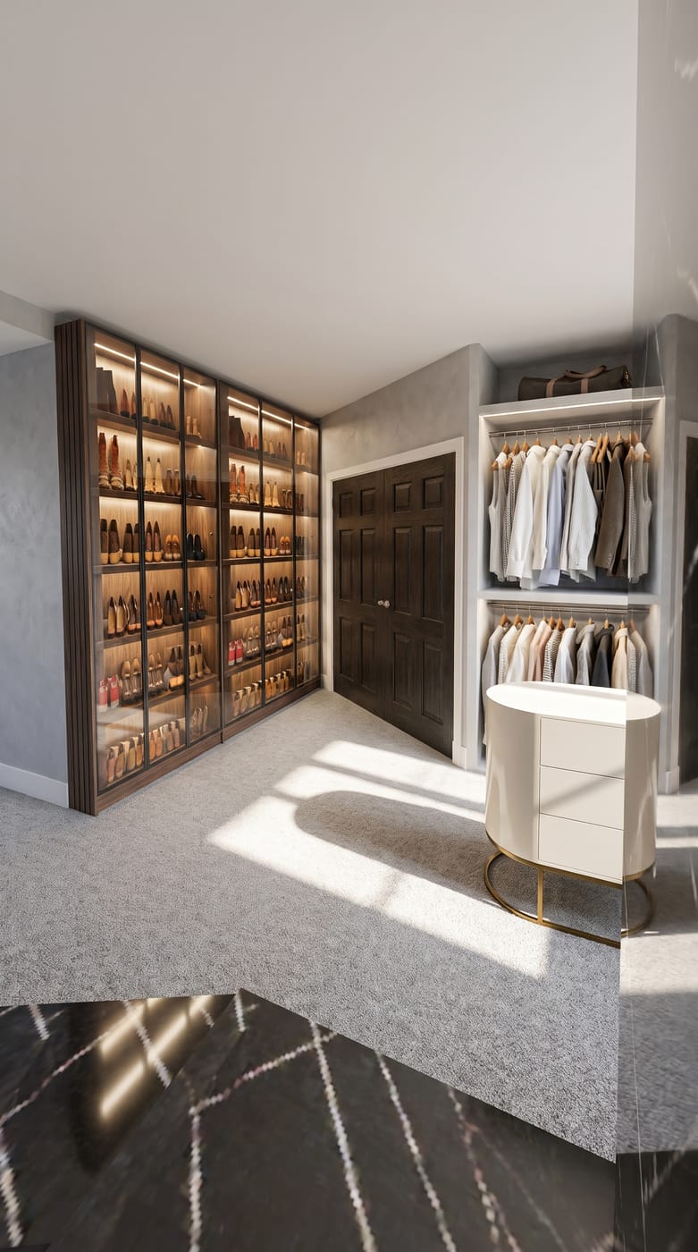 Contemporary closet