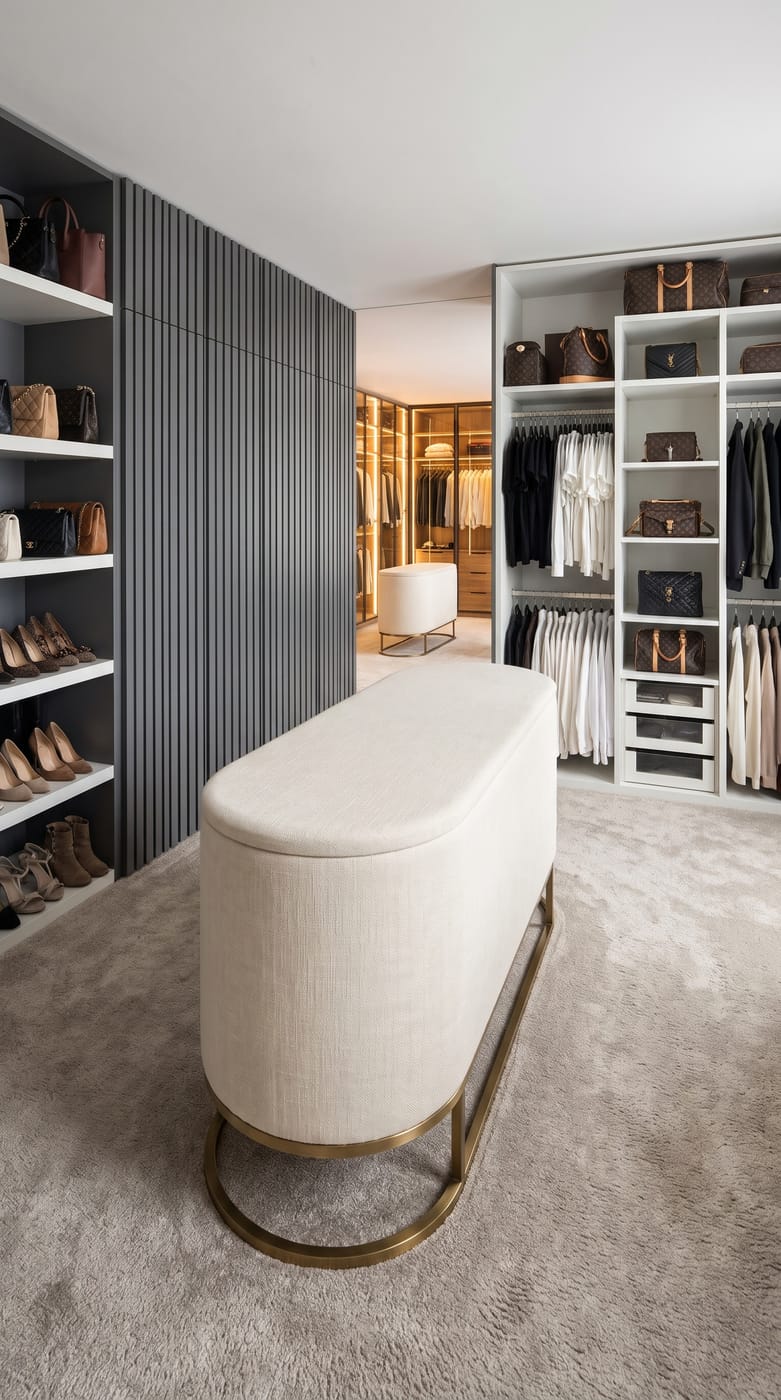 Mid-century closet