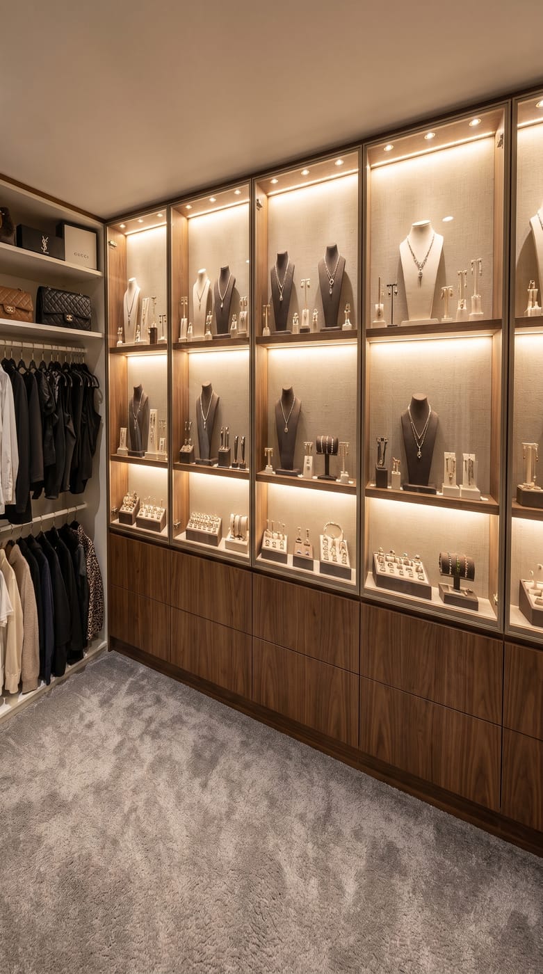 Mid-century closet