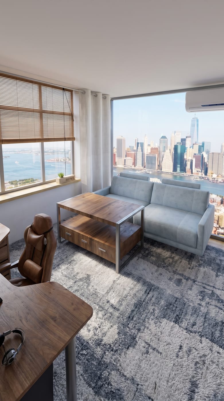 Mid-century home office