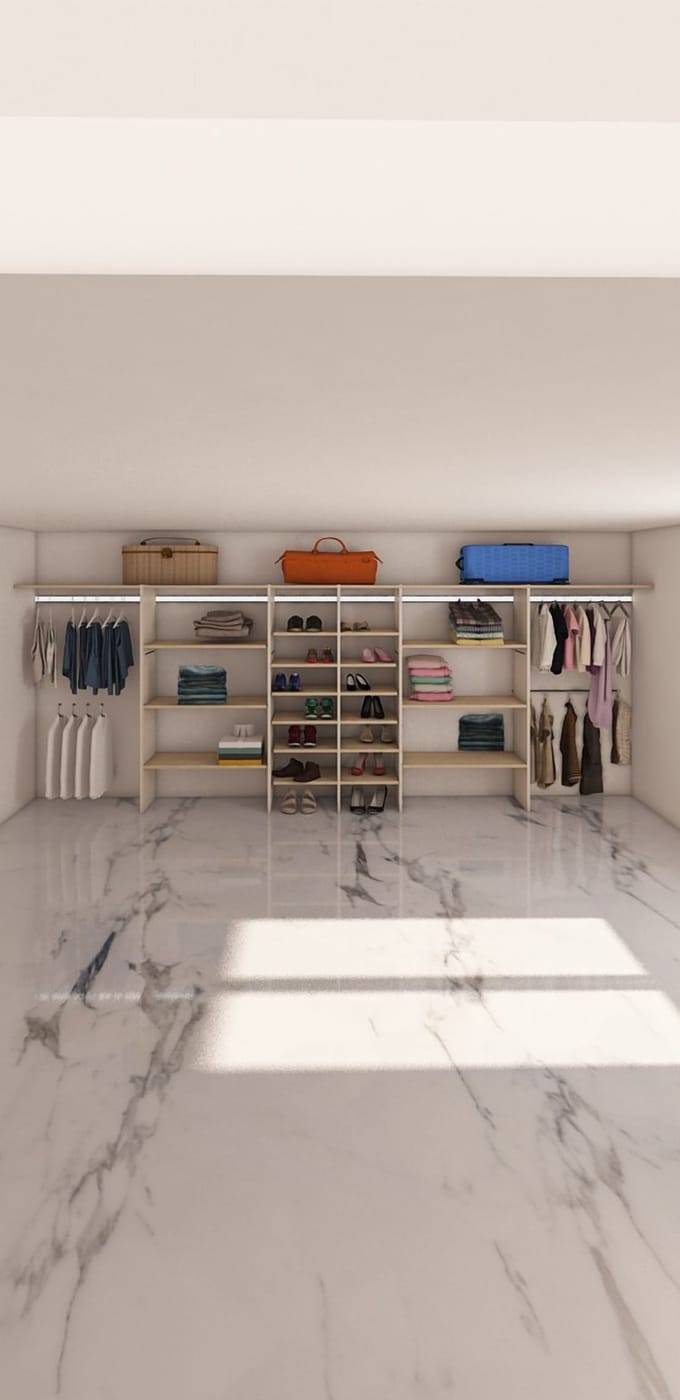Mid-century closet