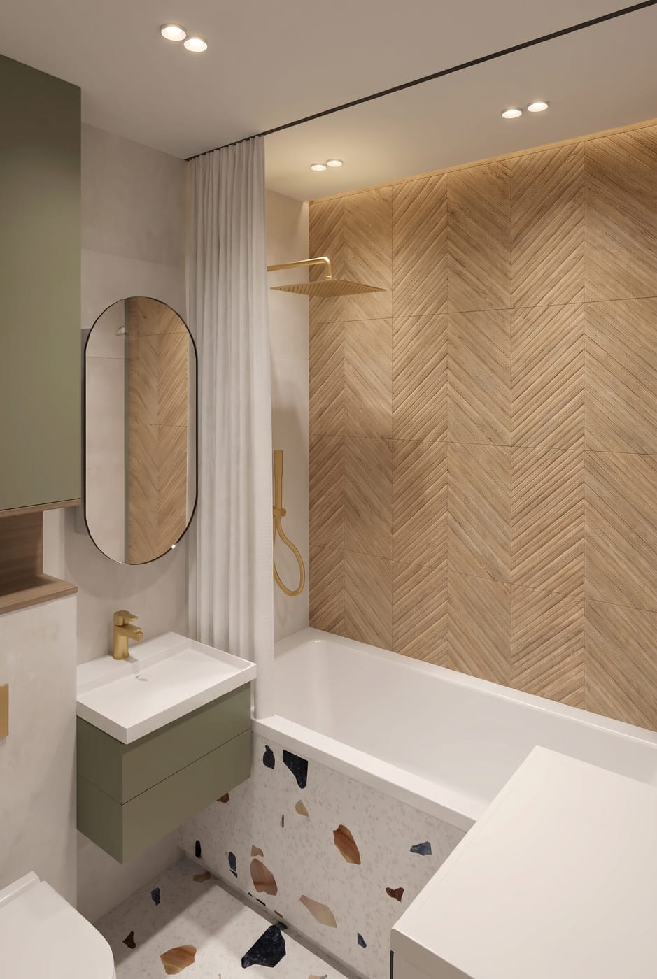 Mid-century bathroom