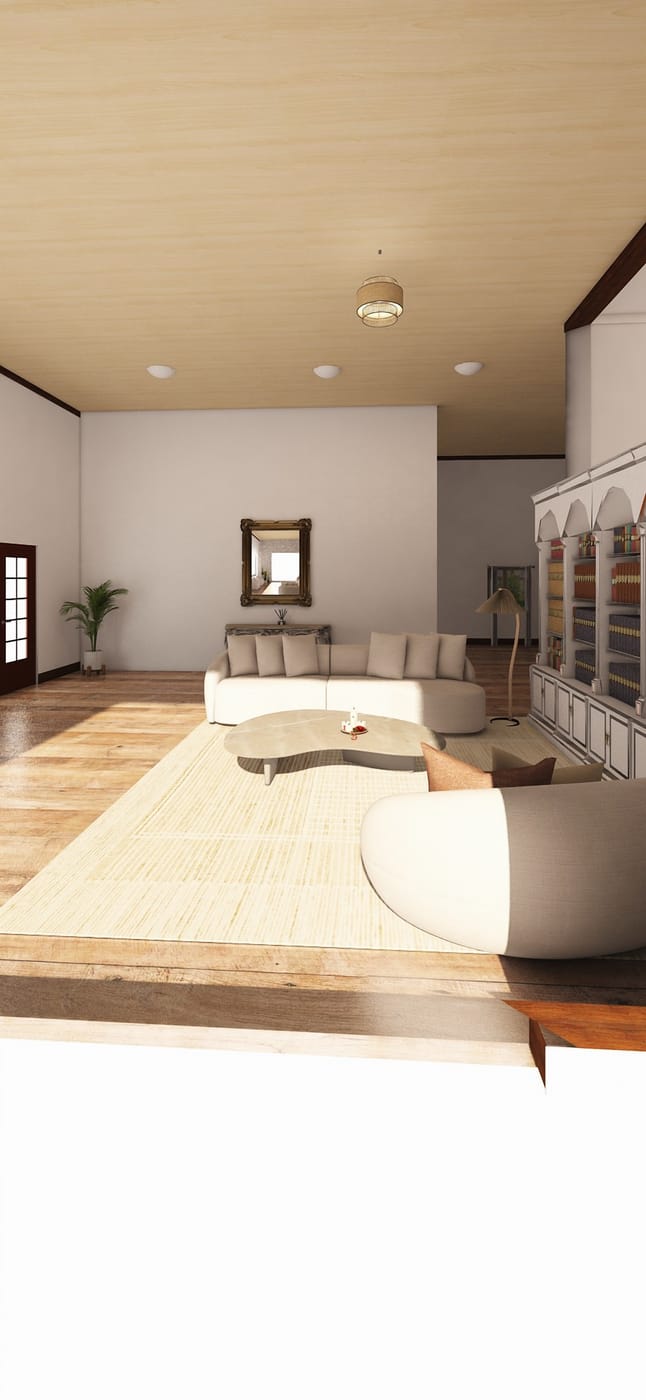 Mediterranean living room