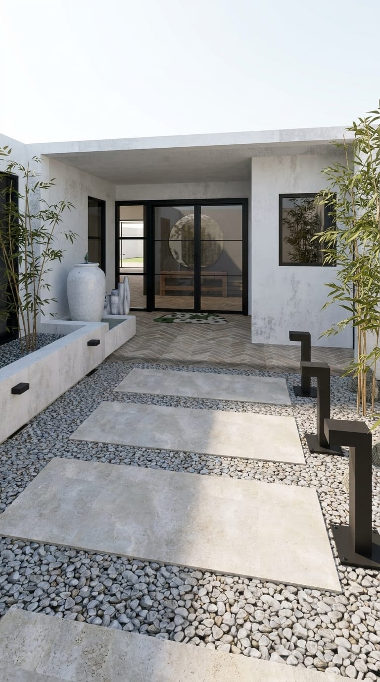 Modern outdoor space