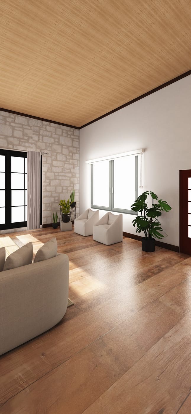 Mid-century living room