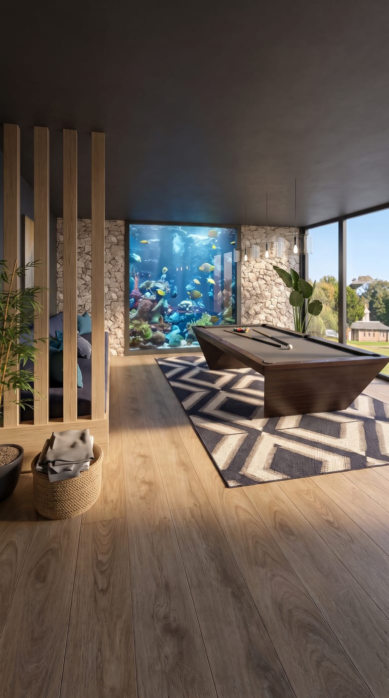 Mid-century living room