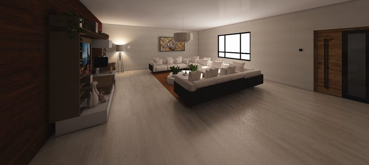 Mid-century living room
