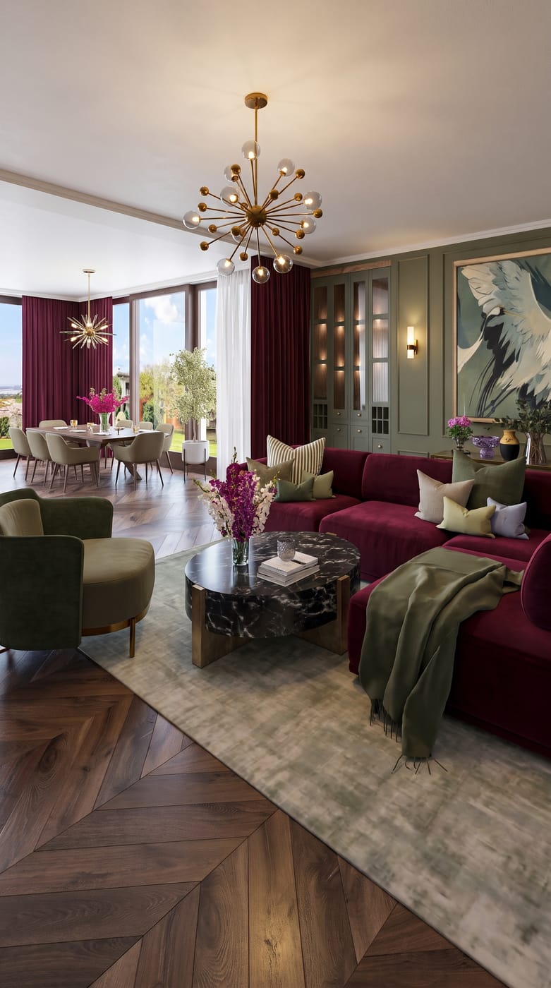 Contemporary living room