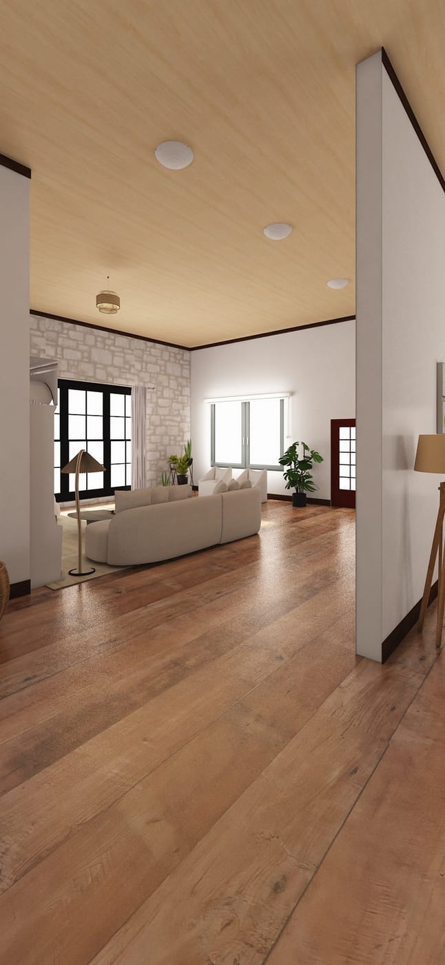 Mid-century living room