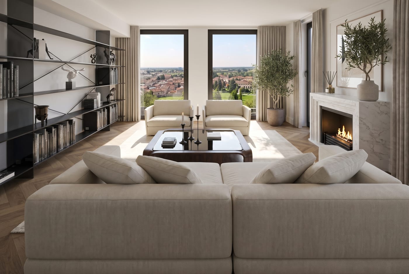 Contemporary living room