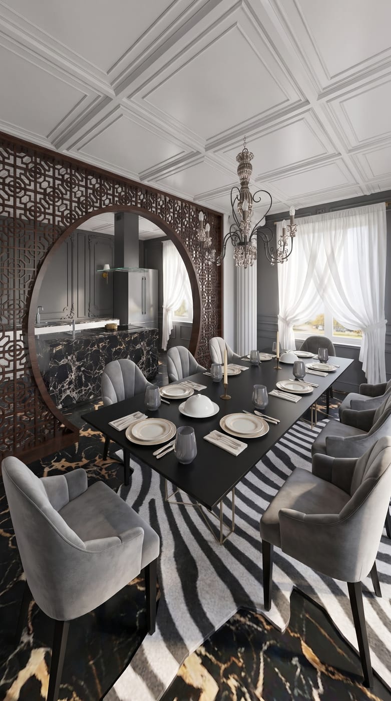 Asian dining room