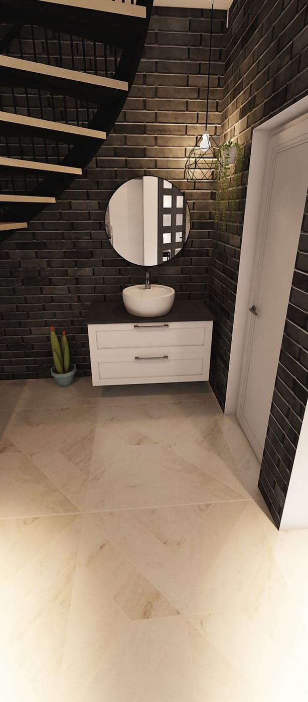 Contemporary bathroom