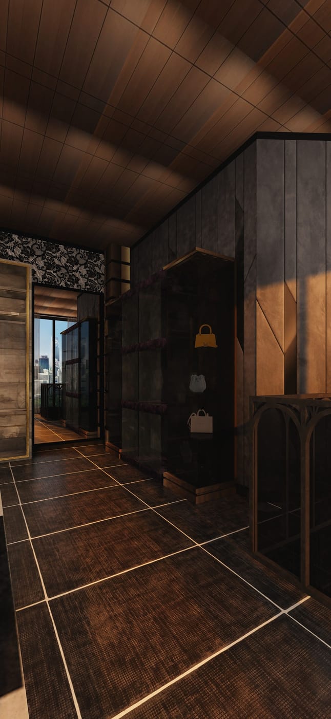 Mid-century closet