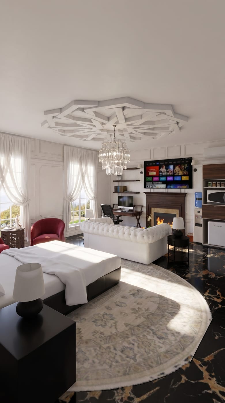 Traditional bedroom