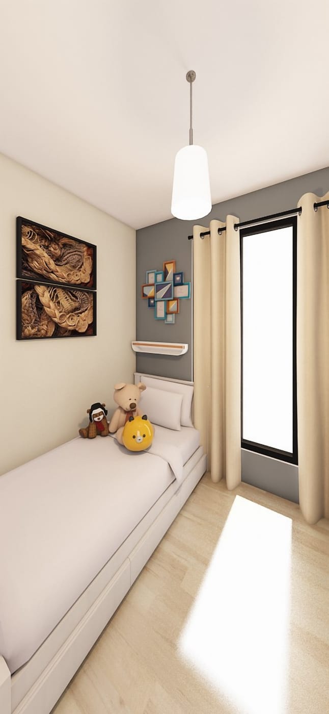 Mid-century bedroom