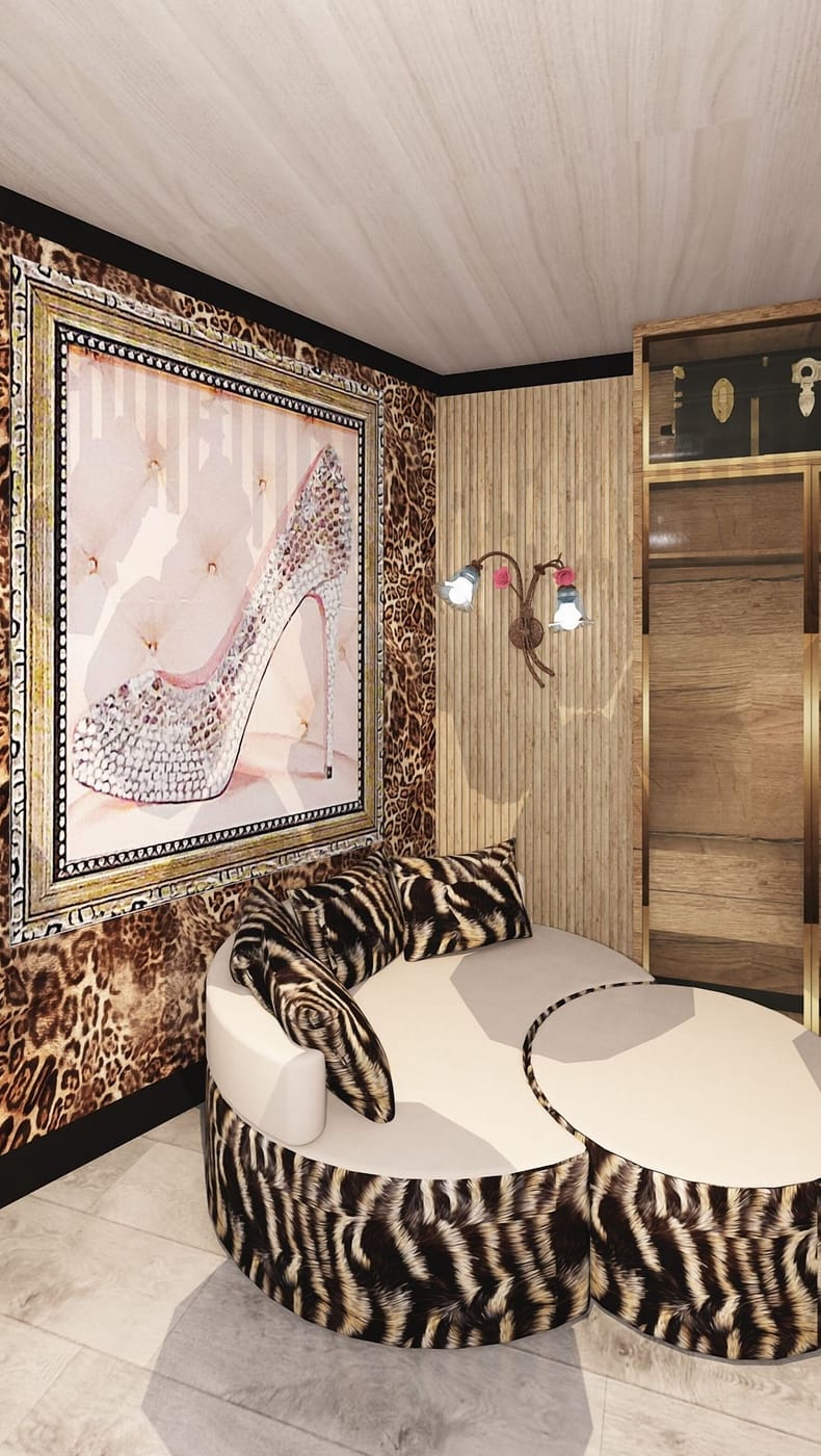 Eclectic living room