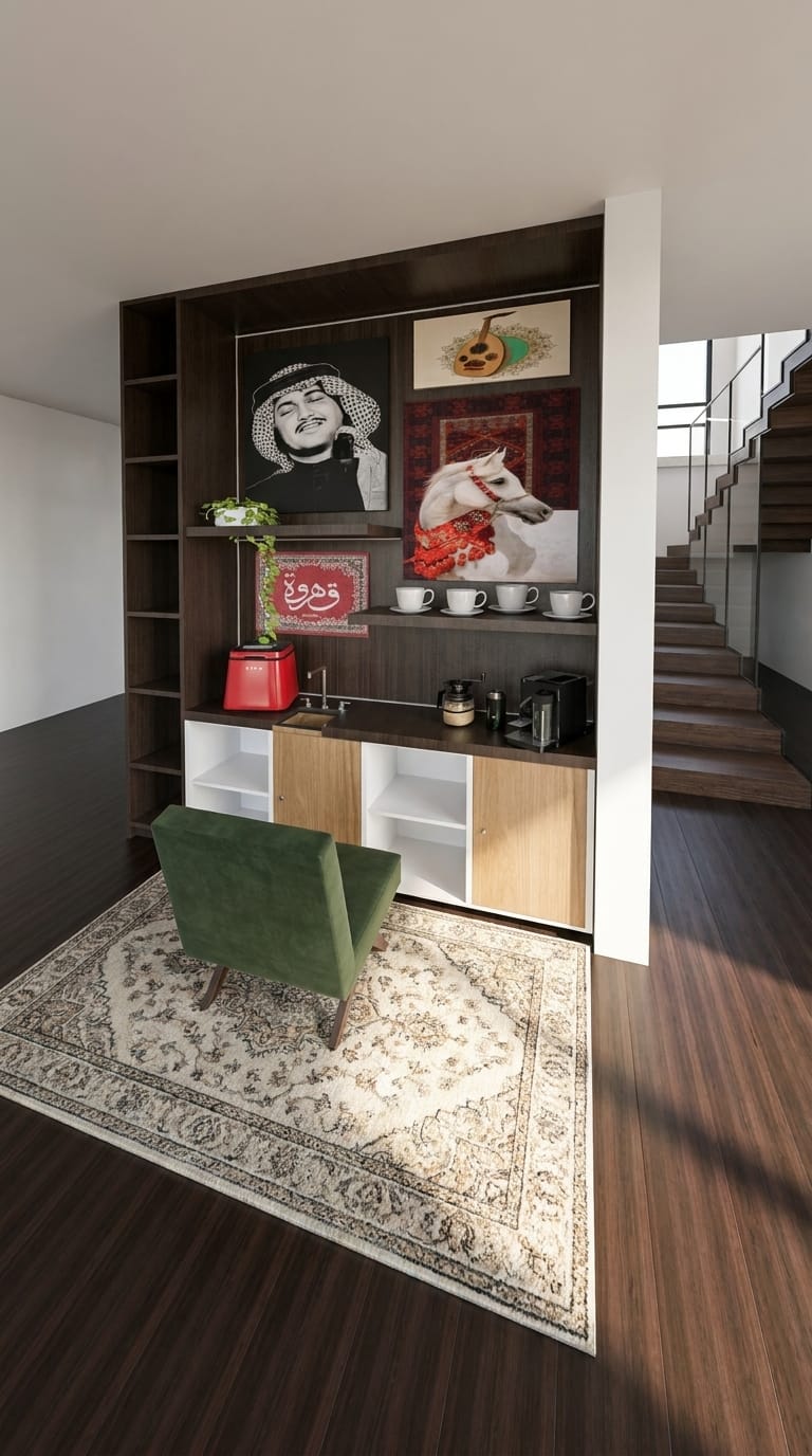 Mid-century home office