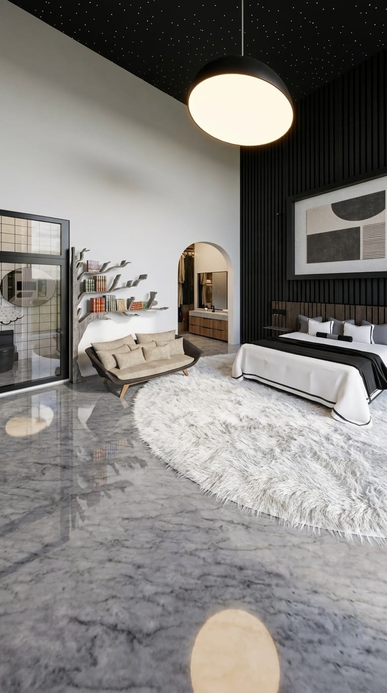 Mid-century bedroom