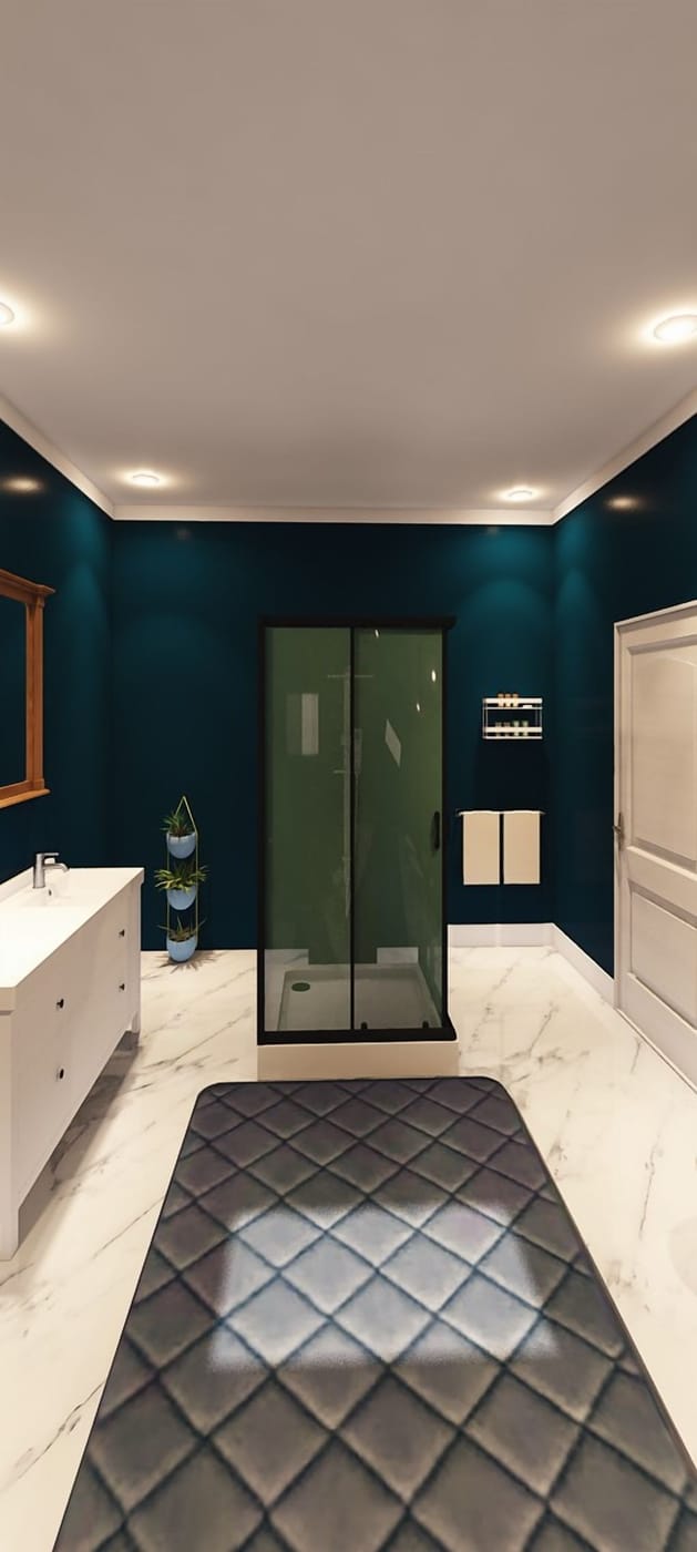 Mid-century bathroom