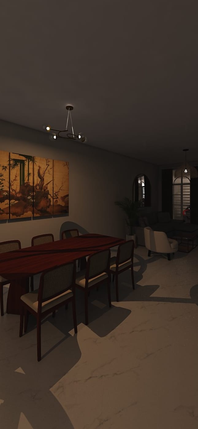 Asian dining room