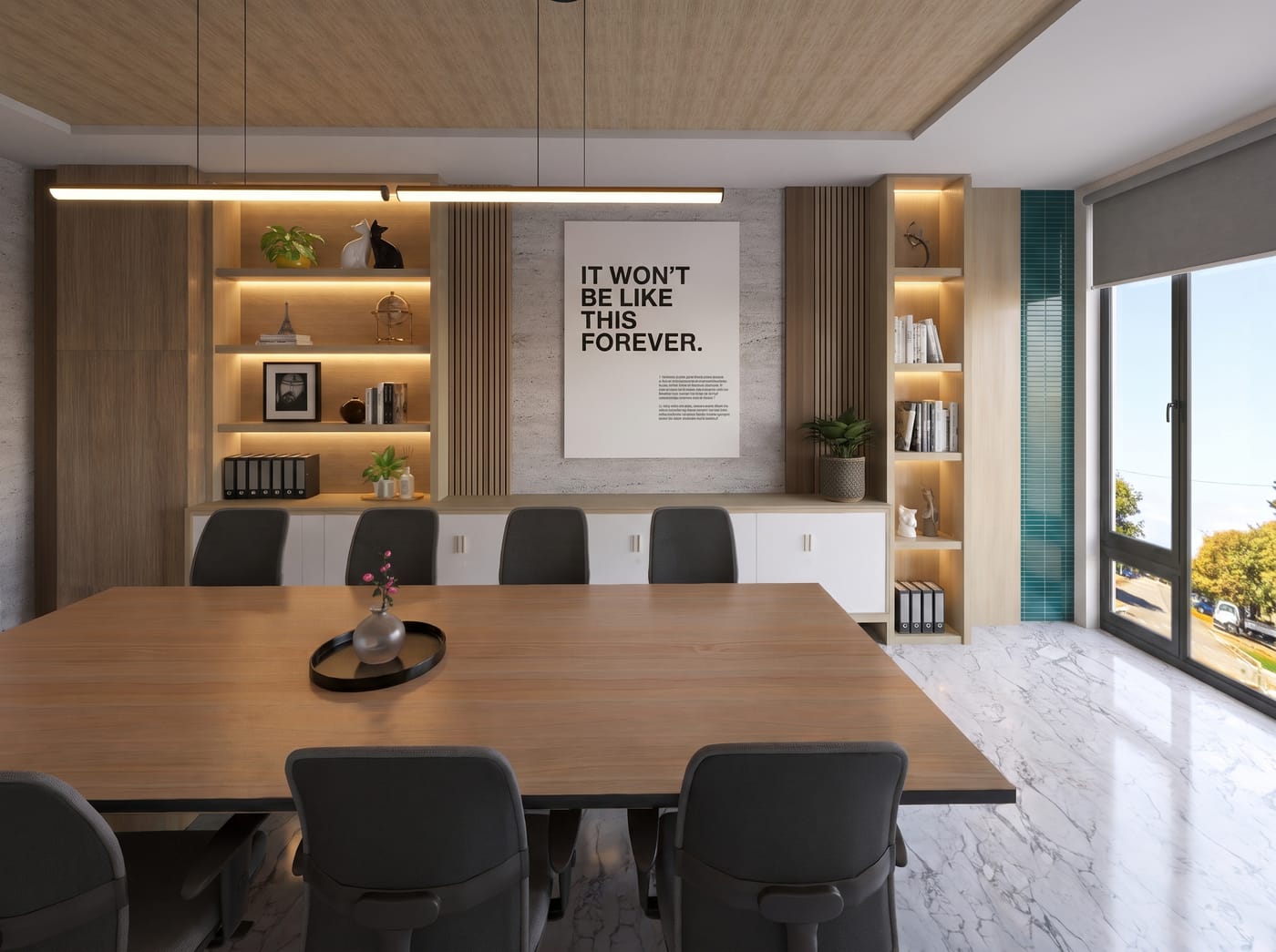 Mid-century home office