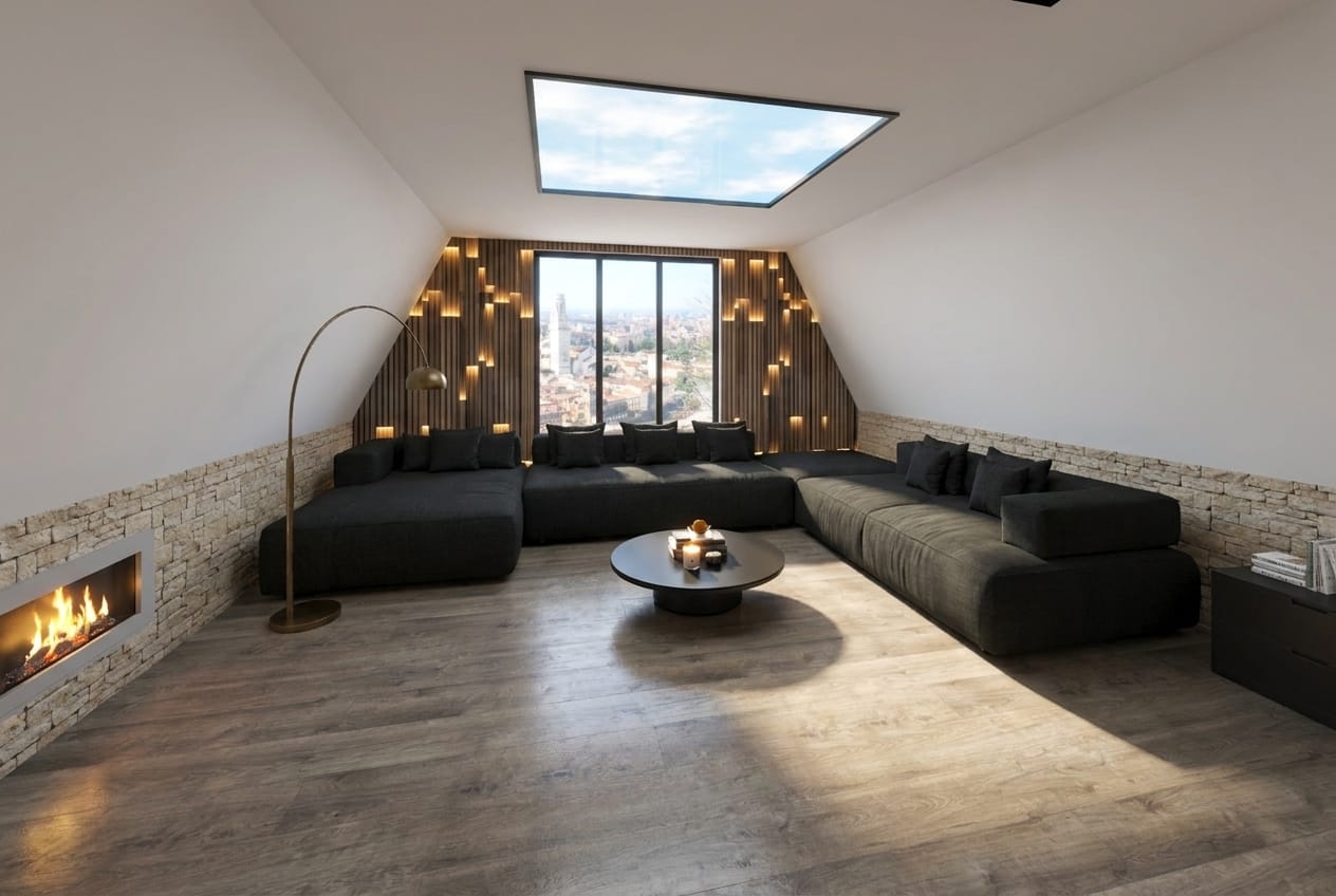Mid-century living room