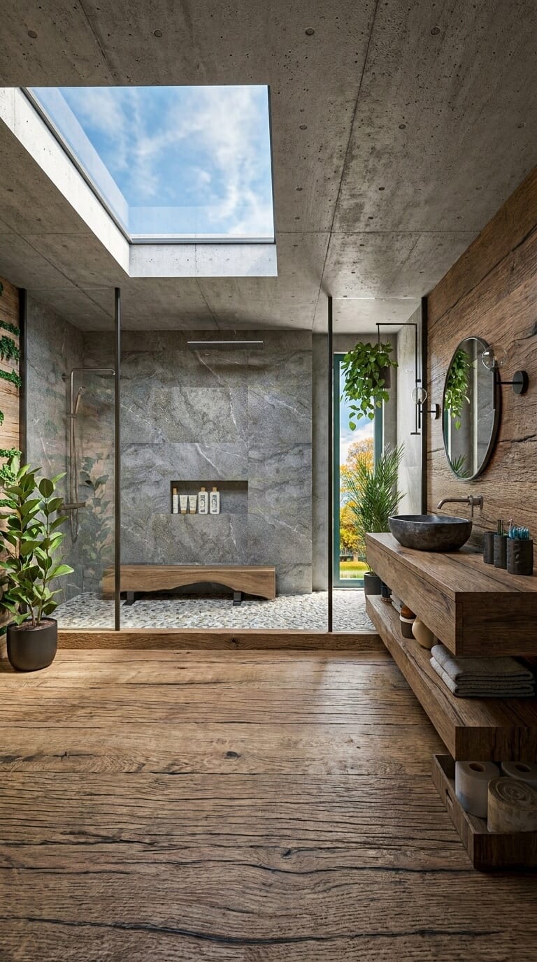 Mid-century bathroom