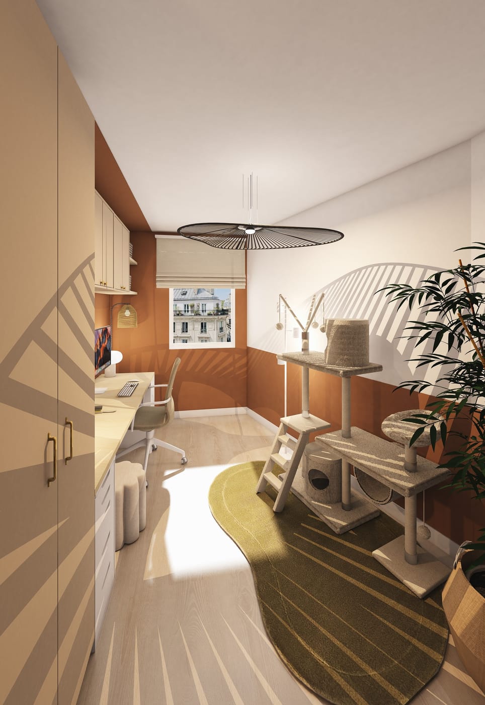 Scandinavian home office