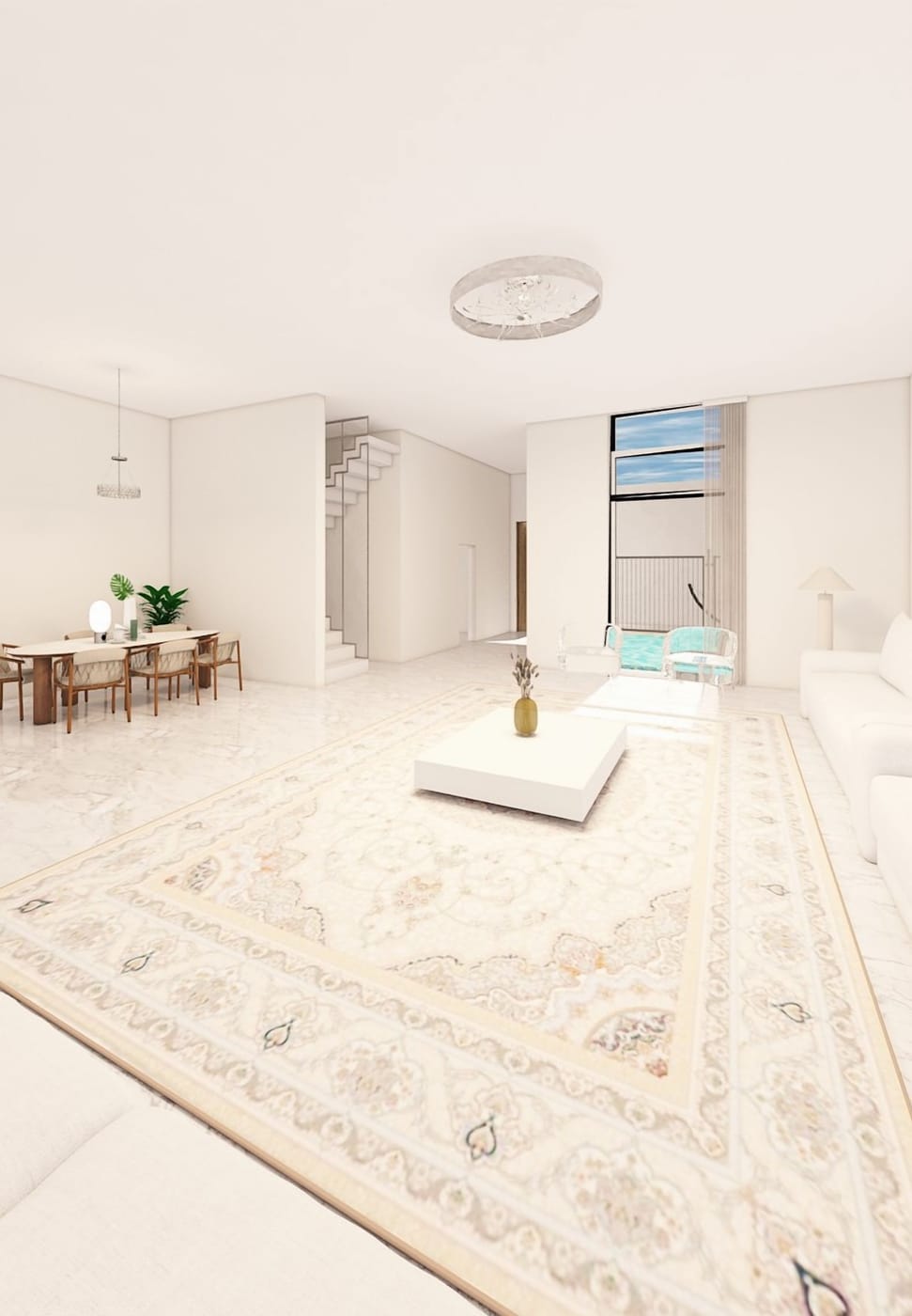 Mid-century living room