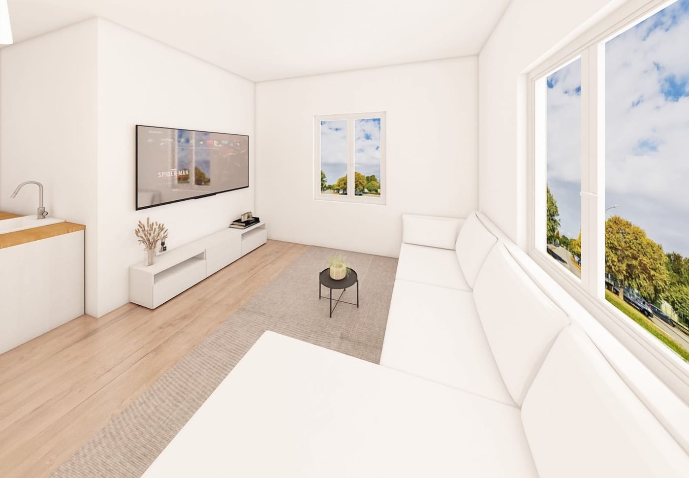 Mid-century living room