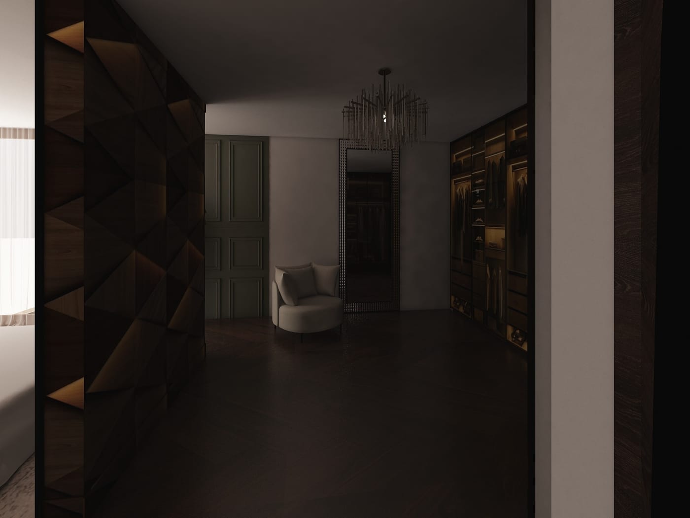 Mid-century closet