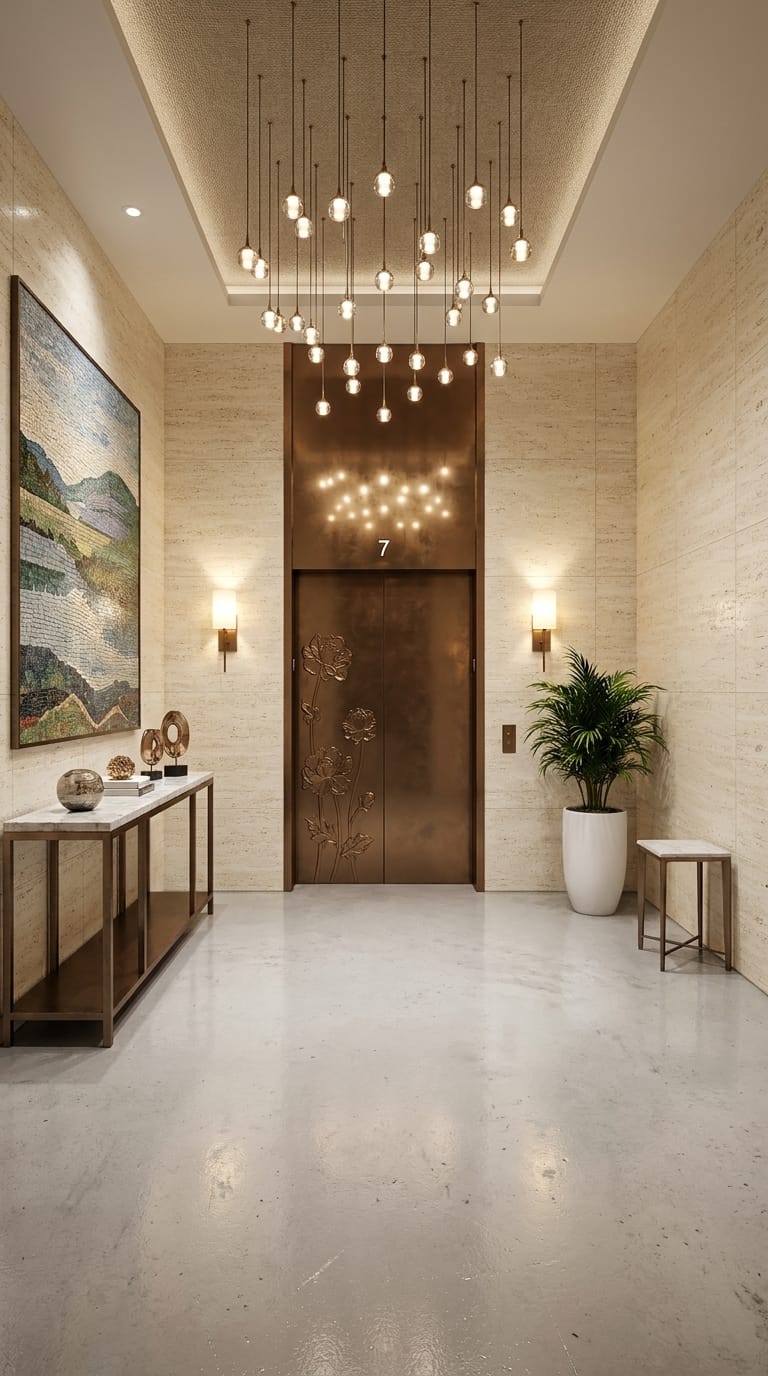 Mid-century hall