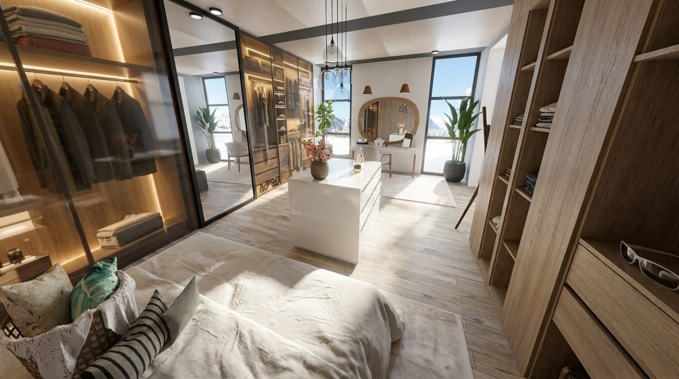 Contemporary bedroom