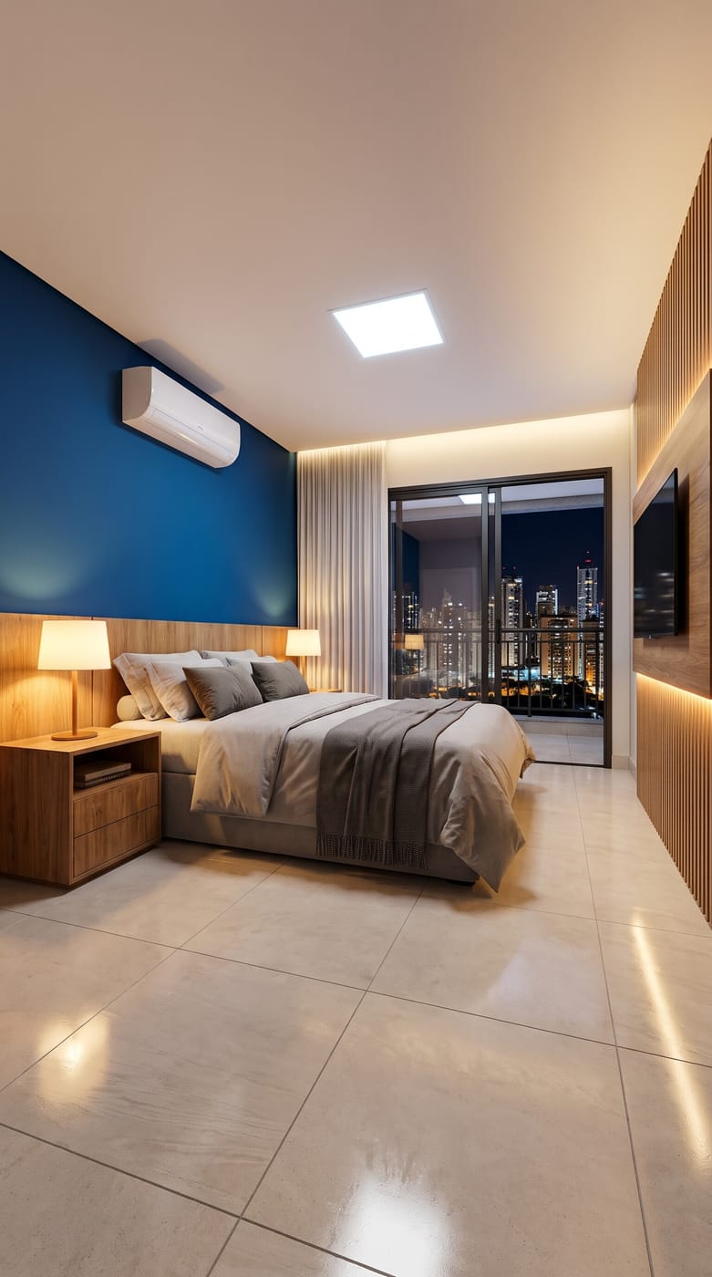 Mid-century bedroom