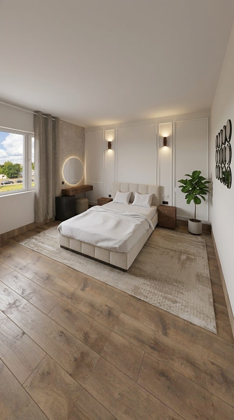 Contemporary bedroom