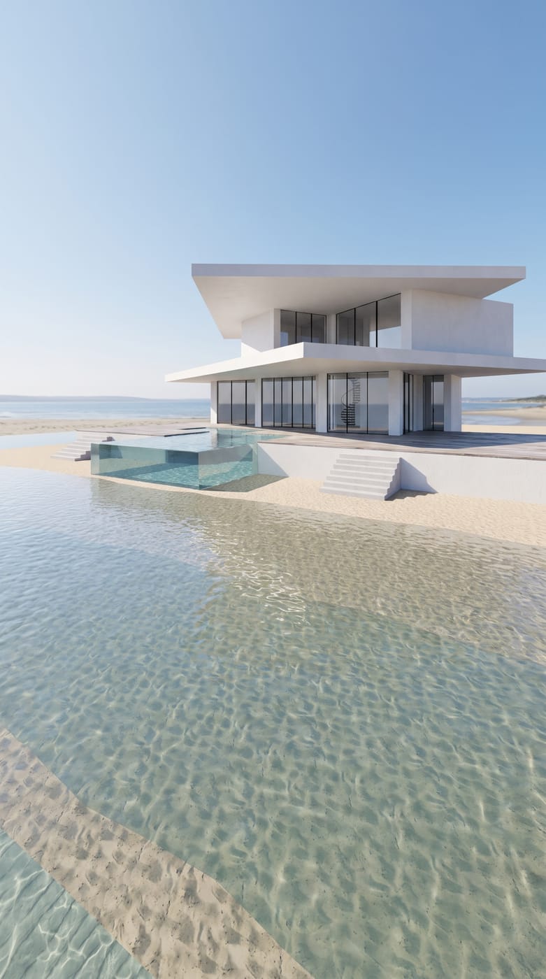 Contemporary outdoor space