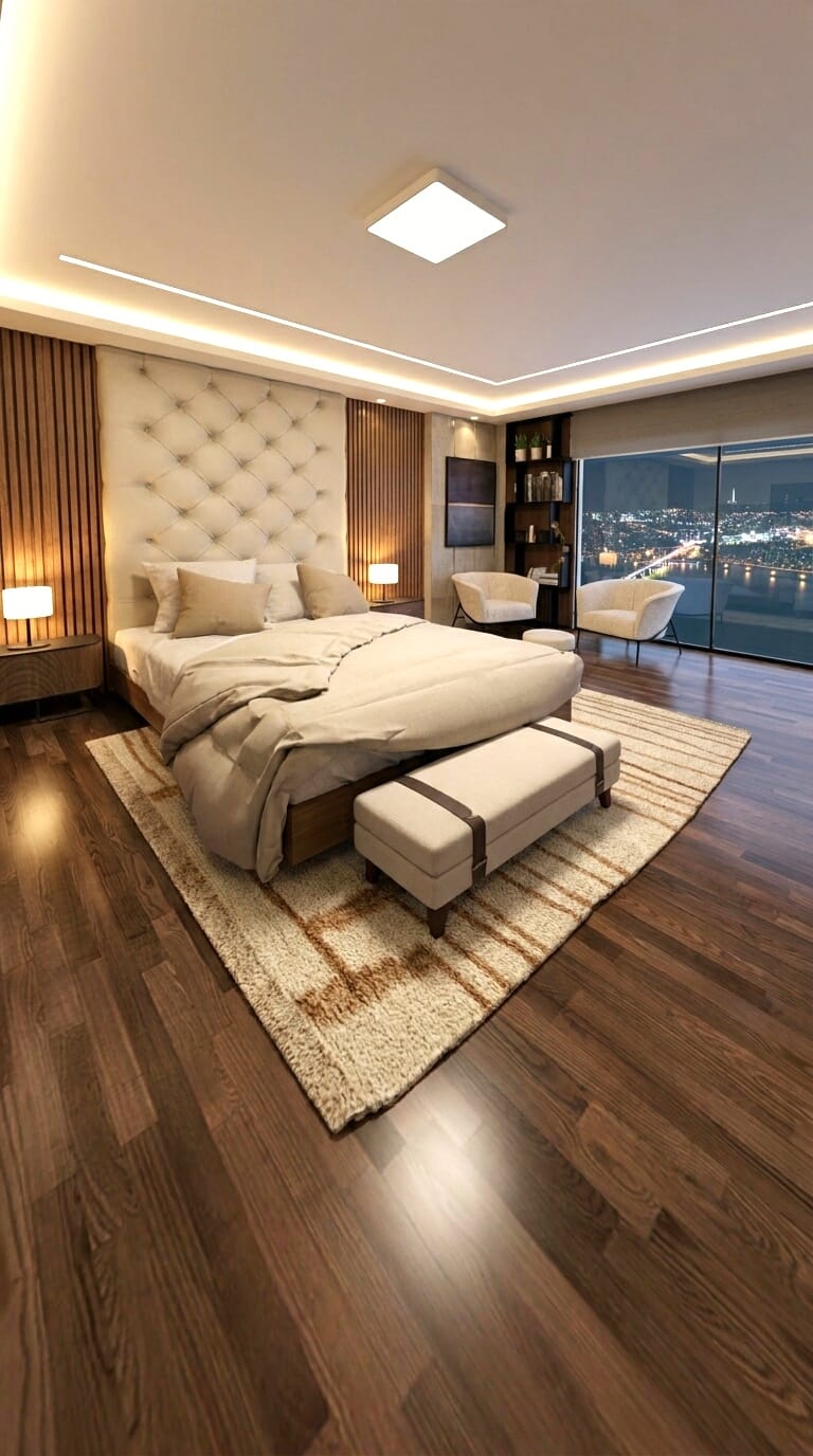 Mid-century bedroom