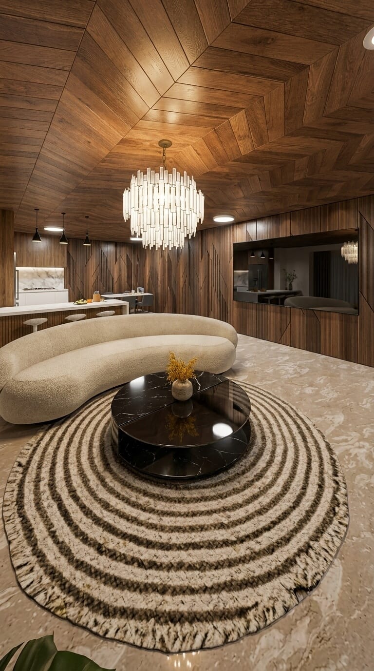 Mid-century living room