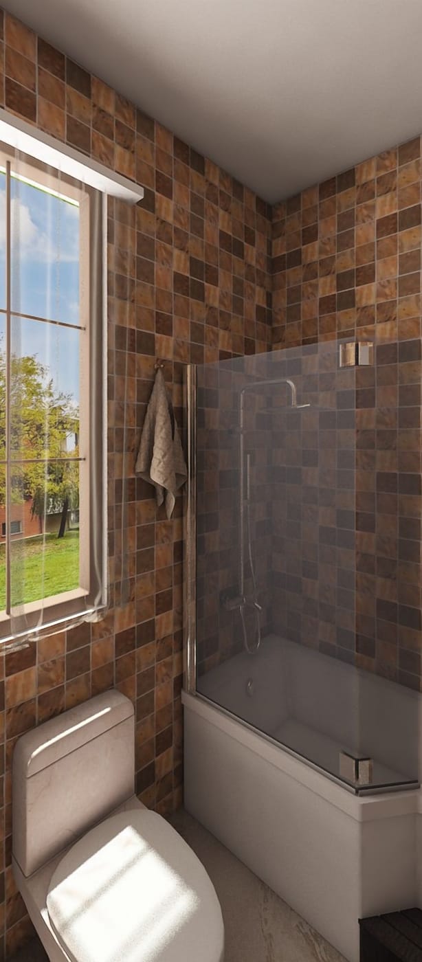 Mid-century bathroom