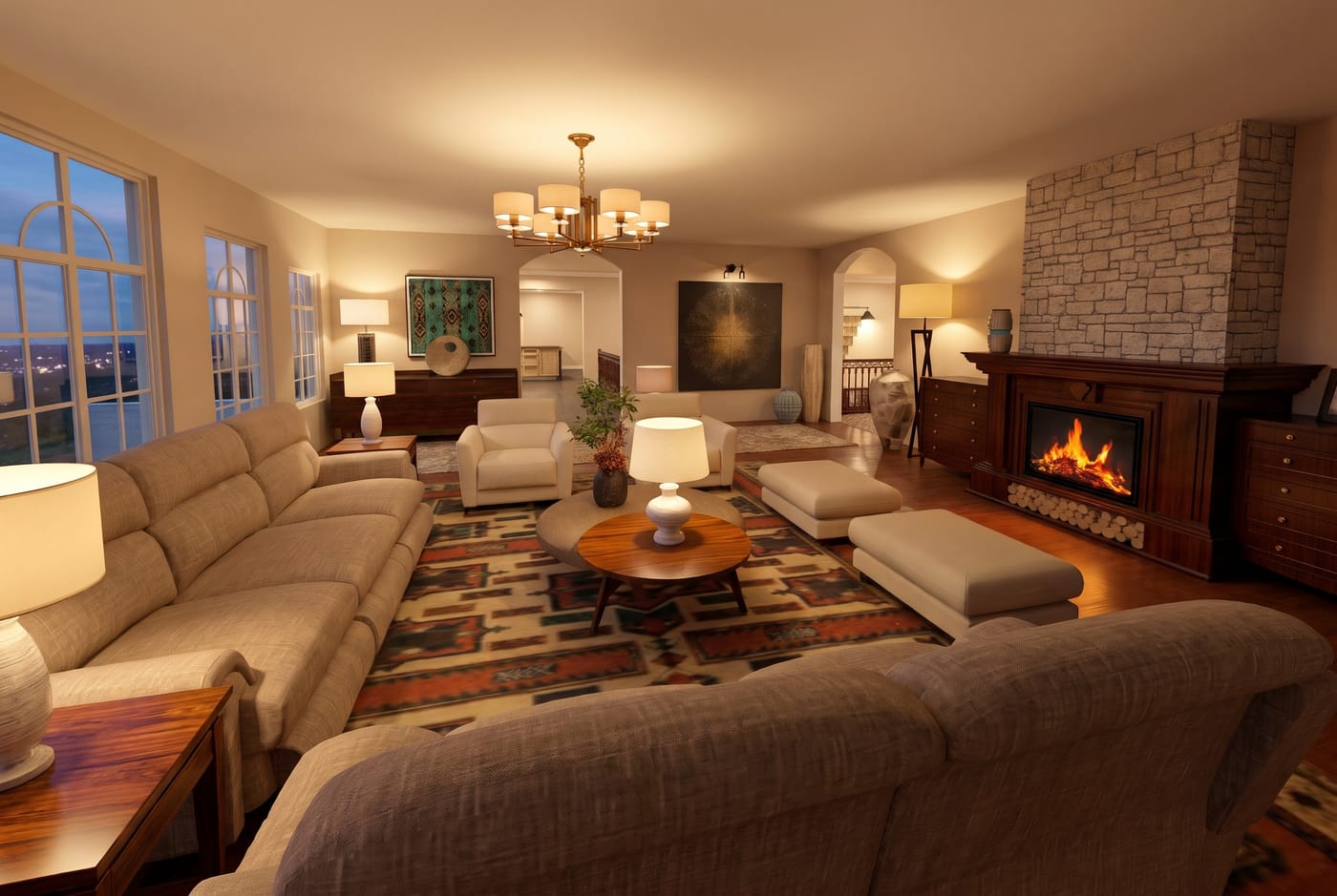 Farmhouse living room