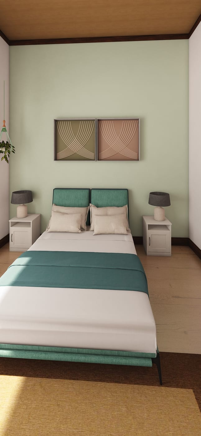 Mid-century bedroom