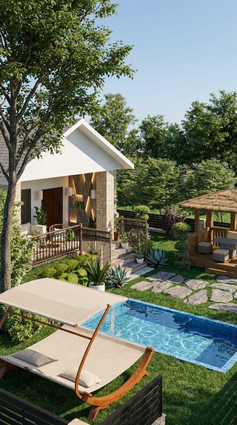 Landscape Mediterranean outdoor space